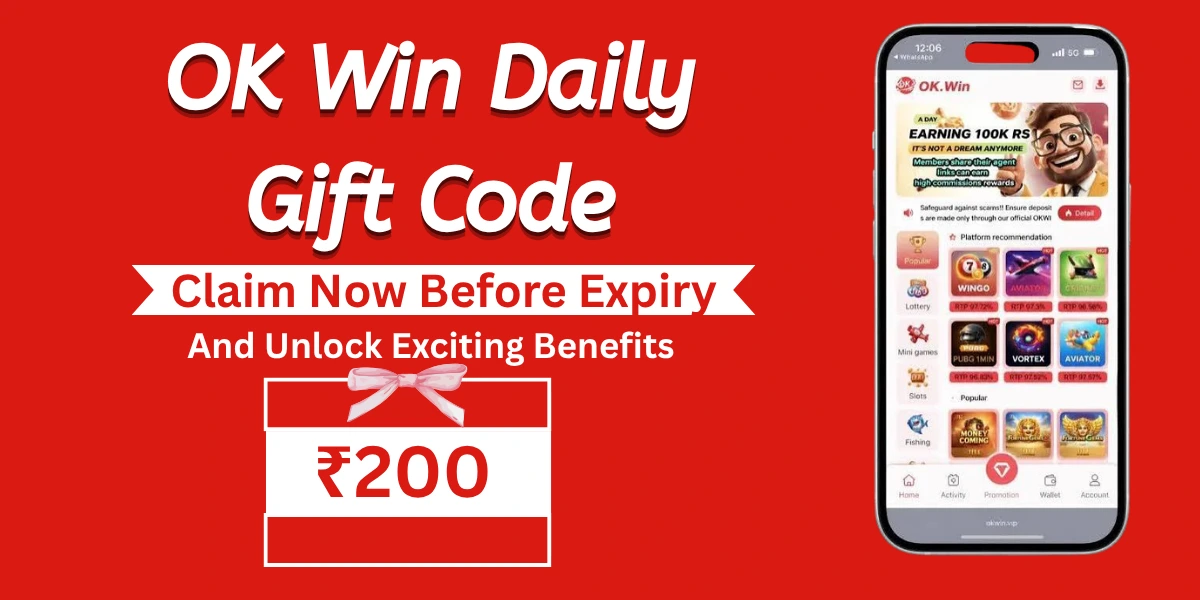 OK Win Daily Gift Code