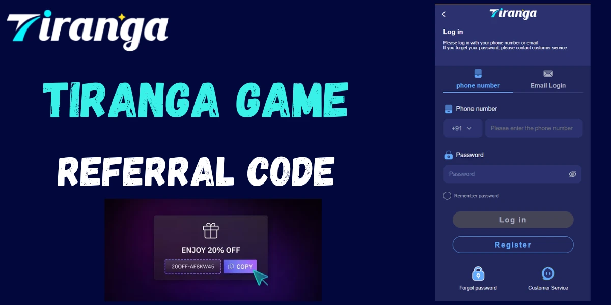 Tiranga Game Referral Code